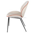 New design dining chair white leather Beetle Chair